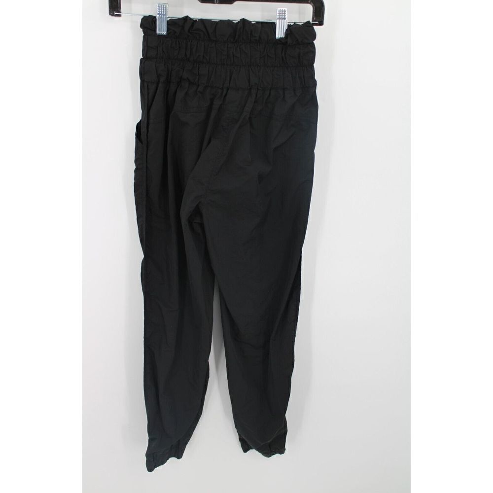 Free People FP Movement Joggers Womens The Way Home Black Windbreaker Nylon XS